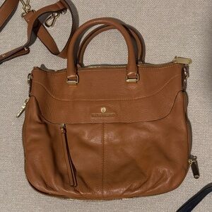 Vince Camuto Tan Leather Satchel